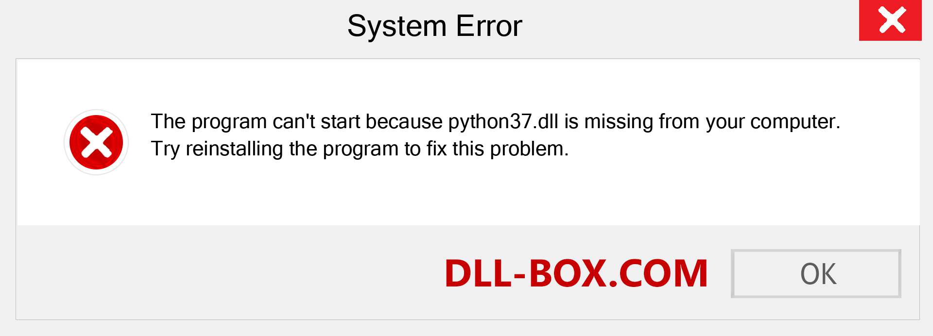  python37.dll file is missing?. Download for Windows 7, 8, 10 - Fix  python37 dll Missing Error on Windows, photos, images